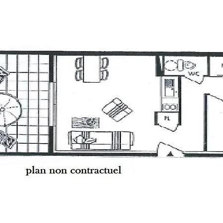 Apartament 2 Pces, 4 Couchages, Terrasse, Parking, Piscine, Proche Et Commerces - - Fr-1-251-558
